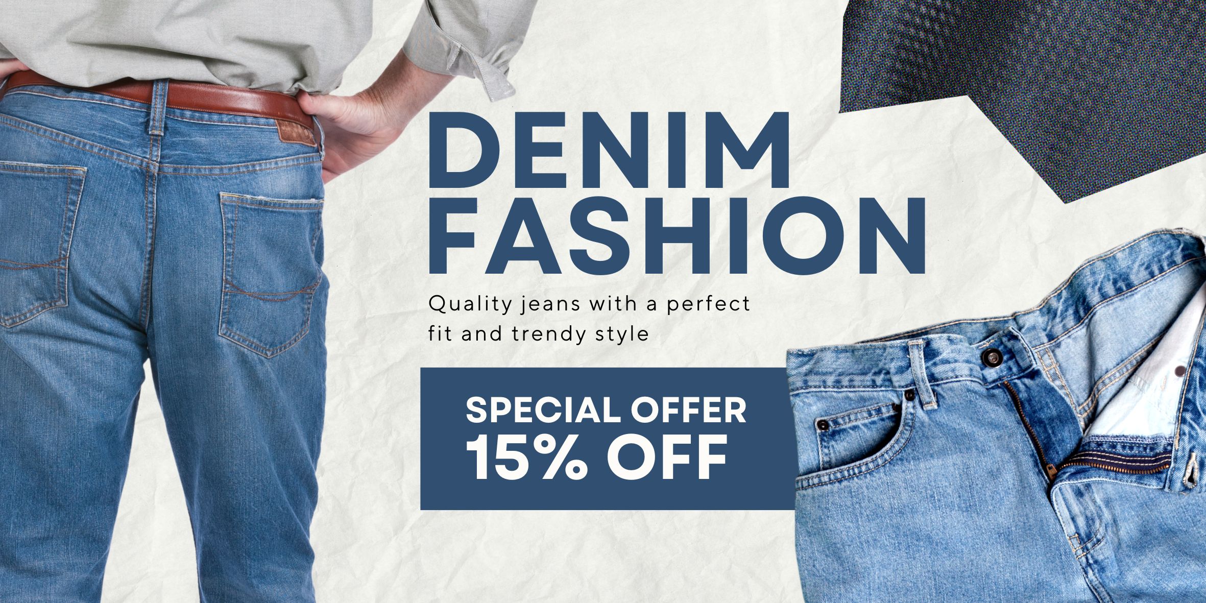 Jeans Promotion Banner