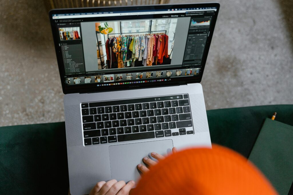 build online presence as clothing designer